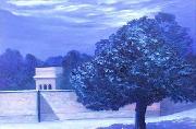 Anita Ree Mango tree by moonlight France oil painting artist